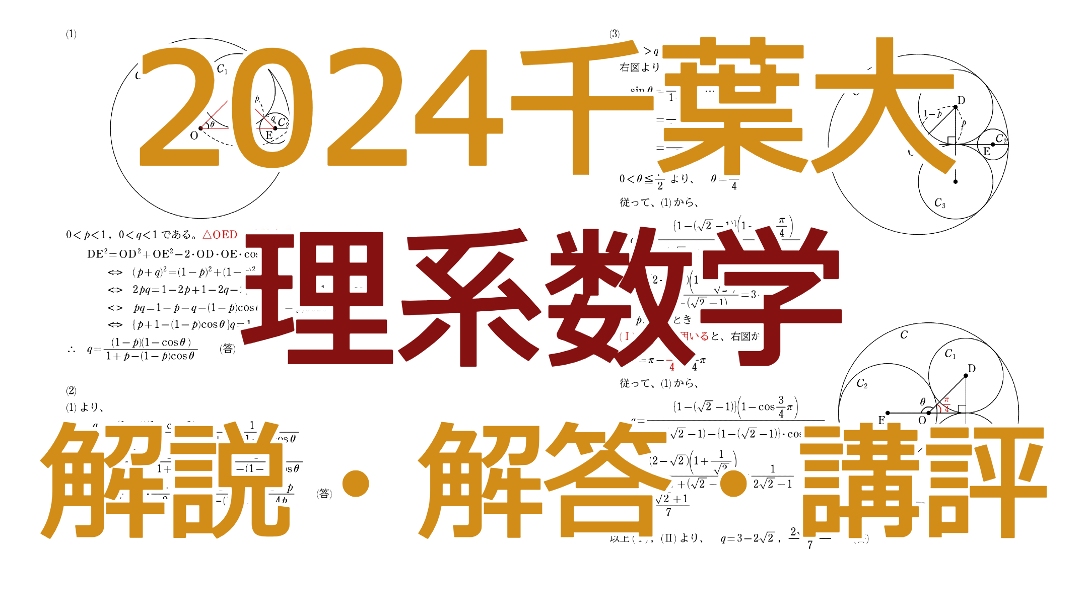 2024千葉大【理系数学】解説・解答・講評
