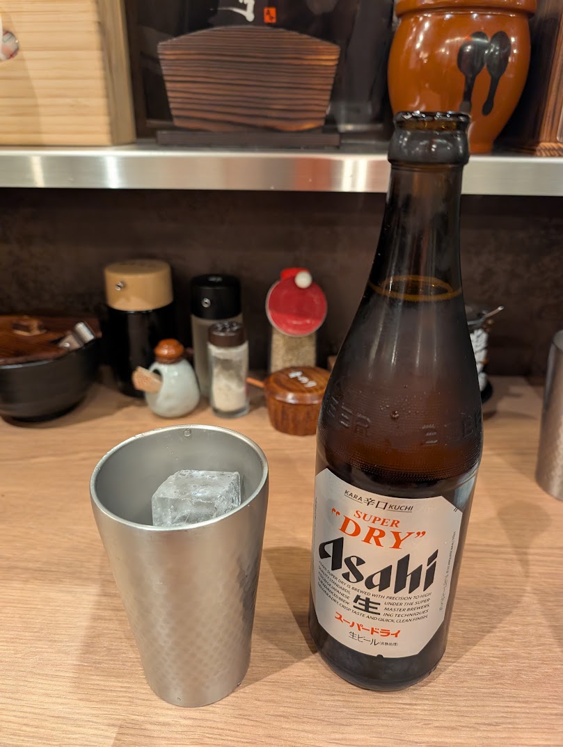 ラーメン屋瓶ビール