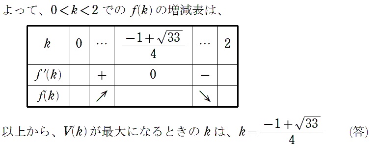 問題２（２）解答②