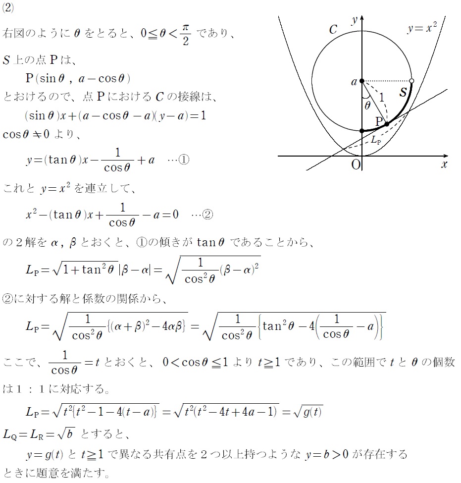 第３問（２）解答①