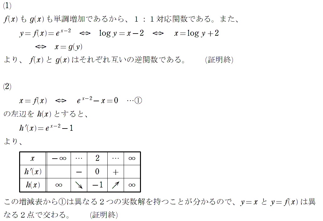 ［Ⅲ］解答①